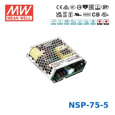 Mean Well 75W High Reliable Multi-Industries Power Supply 5V 15A