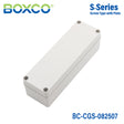 Boxco S-Series 80x250x70mm Plastic Enclosure, IP67, IK08, PC, Grey Cover, Screw Type