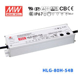 Mean Well HLG-80H-54B Power Supply 80W 54V - Dimmable 1.5A