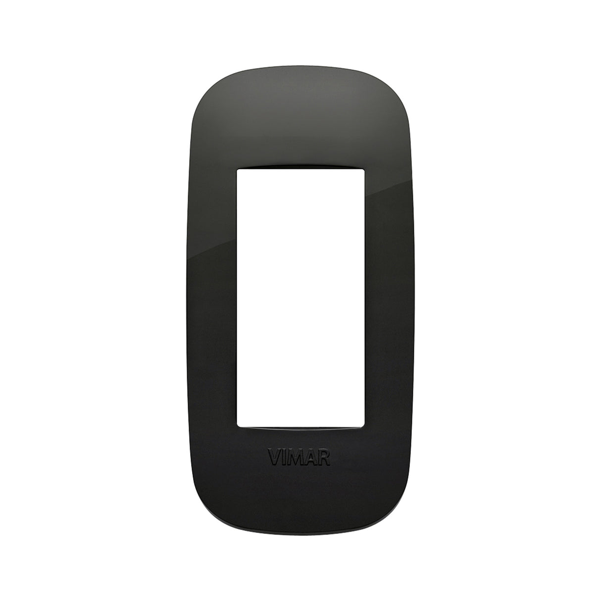 Vimar Arke Round Plate 1MpanTechnopolymer Black