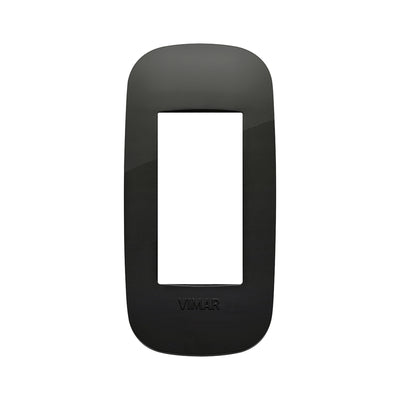 Vimar Arke Round Plate 1MpanTechnopolymer Black