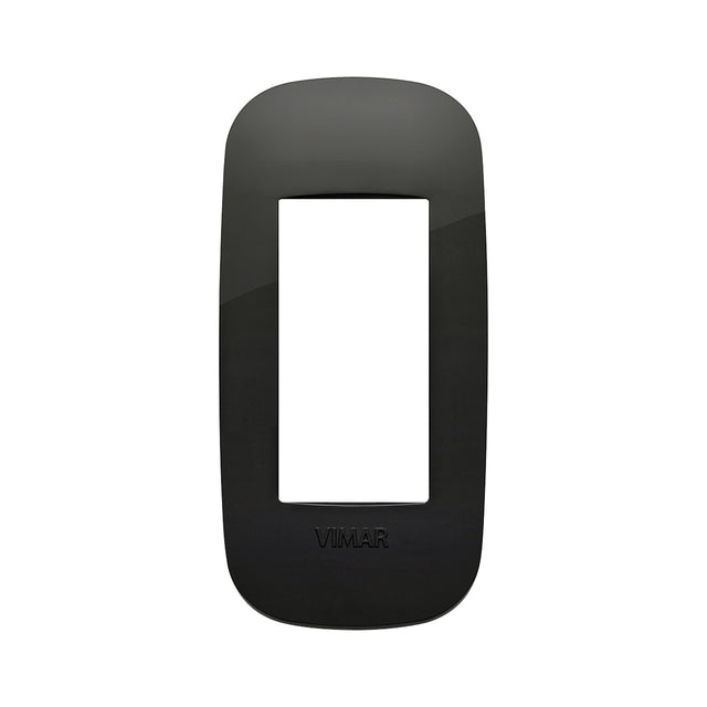 Vimar Arke Round Plate 1MpanTechnopolymer Black