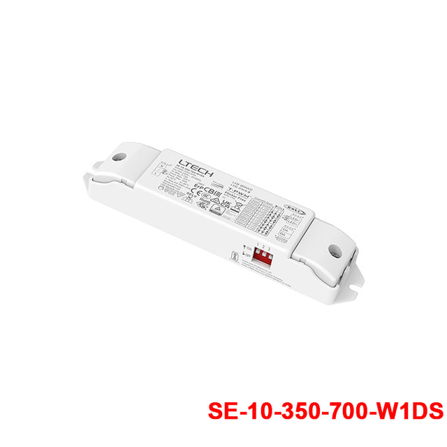 Ltech SE-10-350-700-W1DS 10W 350mA ~700mA CC DALI2 LED Driver - Selectable Output