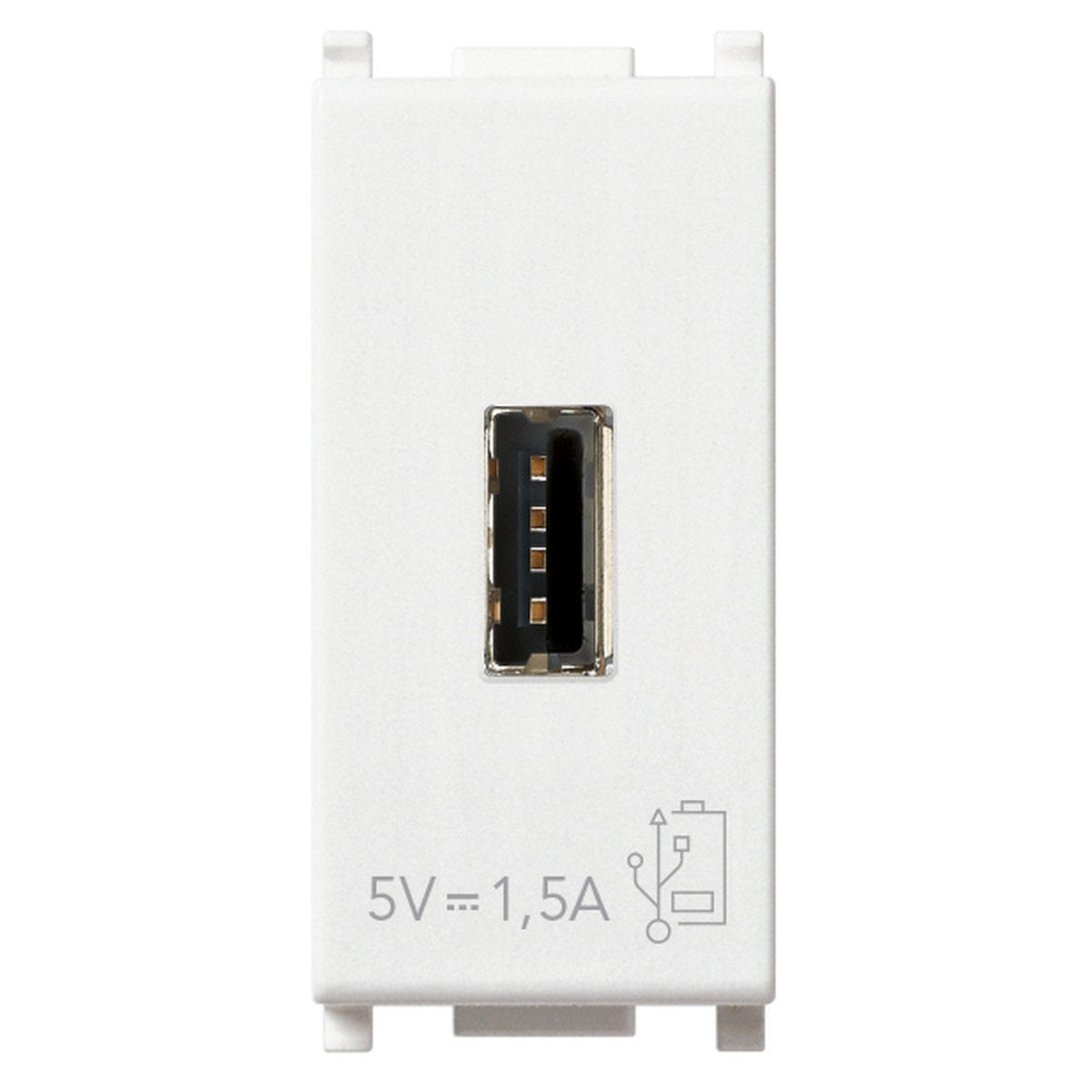 Vimar Plana USB Supply Unit 5V 1.5A 1M White