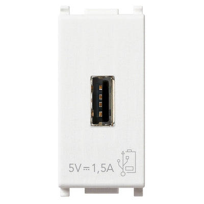 Vimar Plana USB Supply Unit 5V 1.5A 1M White