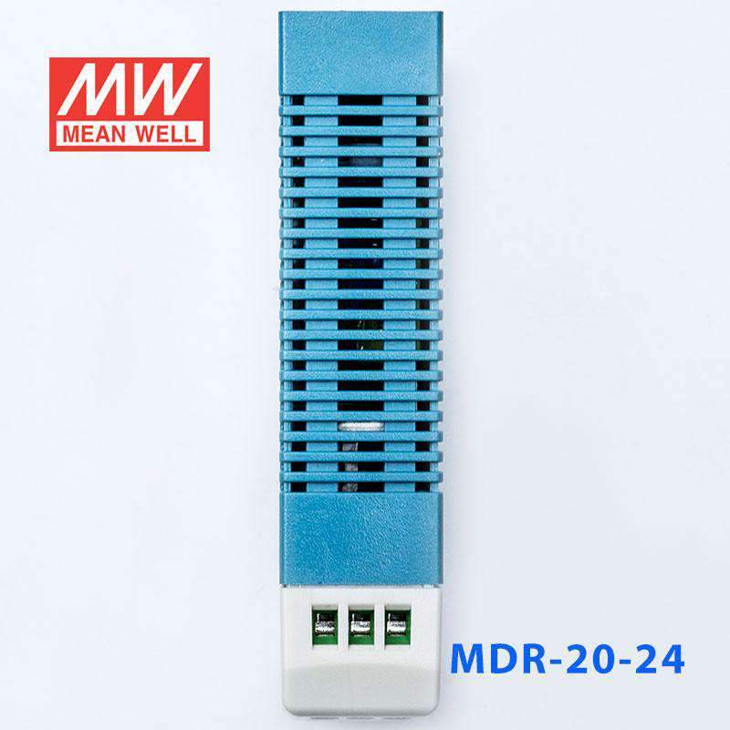 Mean Well MDR-20-24 Single Output Industrial Power Supply 20W 24V 1A - DIN Rail - PHOTO 3