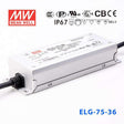 Mean Well ELG-75-36AB Power Supply 75W 36V - Adjustable and Dimmable 2.1A