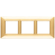 Vimar Plana Plate 6M Technopolymer Polished Gold