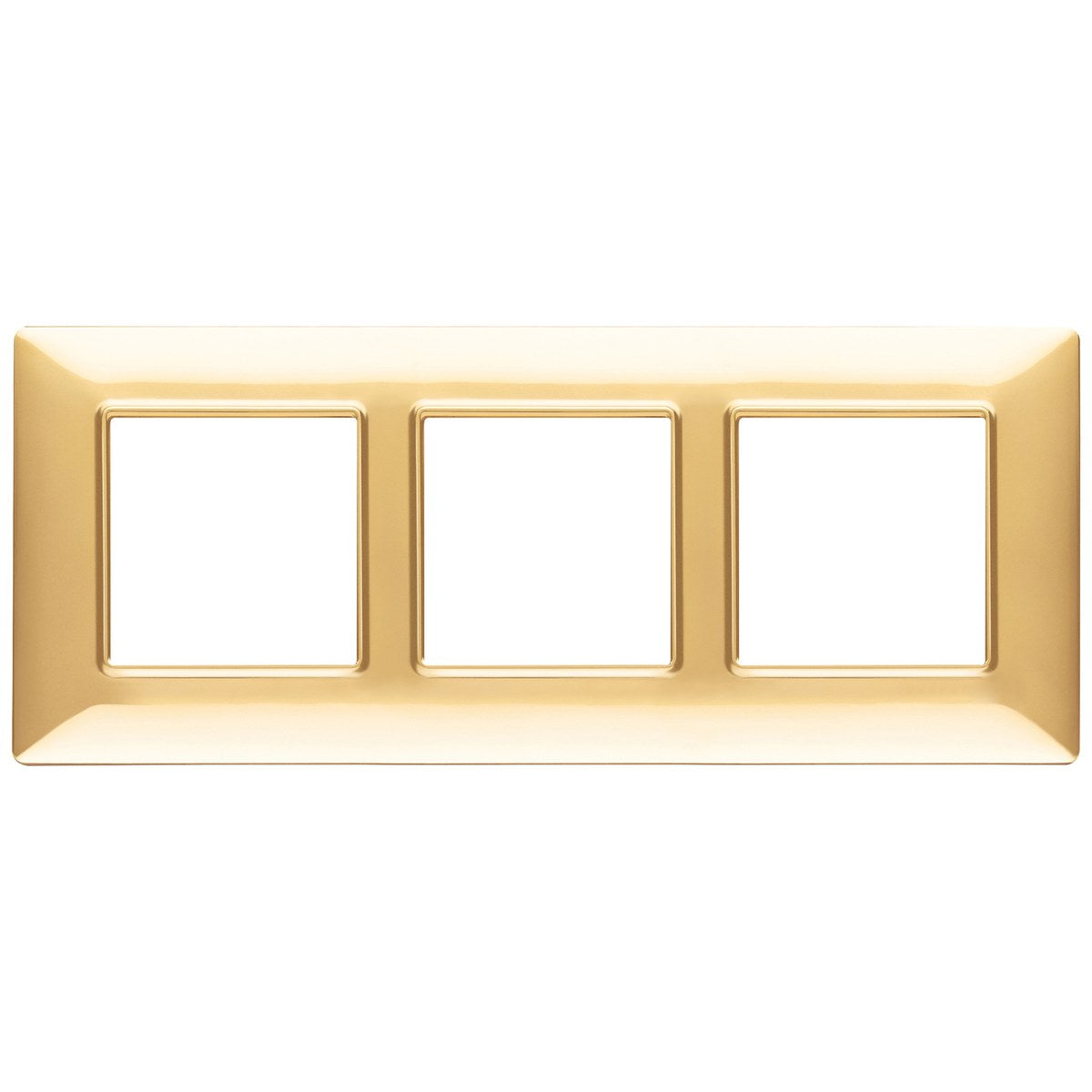 Vimar Plana Plate 6M Technopolymer Polished Gold