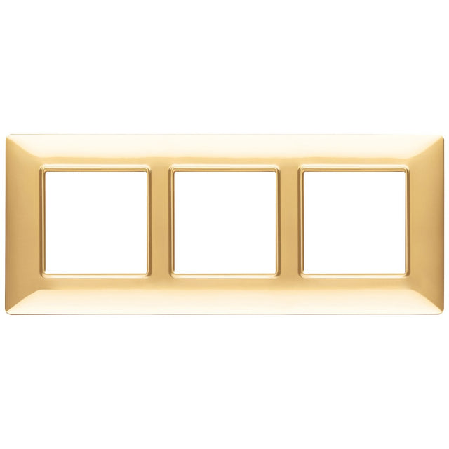 Vimar Plana Plate 6M Technopolymer Polished Gold
