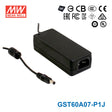 Mean Well GST60A07-P1J Power Supply 45W 7.5V 6A