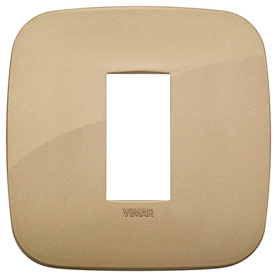 Vimar Arke Round Plate 1M Technopolymer Antique Gold