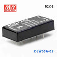 Mean Well DLW05A-05 DC-DC Converter - 5W - 9~18V in ±5V out 500mA