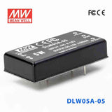Mean Well DLW05A-05 DC-DC Converter - 5W - 9~18V in ±5V out 500mA