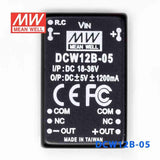 Mean Well DCW12B-05 DC-DC Converter - 12W - 18~36V in ±5V out 1.2A - PHOTO 2