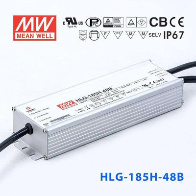 Mean Well HLG-185H-48B Power Supply 185W 48V- Dimmable 3.9A
