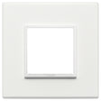 Vimar Eikon Evo Plate 2M Aluminium Total White
