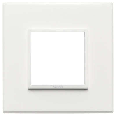Vimar Eikon Evo Plate 2M Aluminium Total White