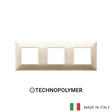 Vimar Plana Plate 6M(2+2+2) 71mm Technopolymer Matt Champagne