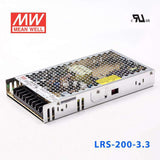 Mean Well LRS-200-3.3 Power Supply 200W 3.3V 40A