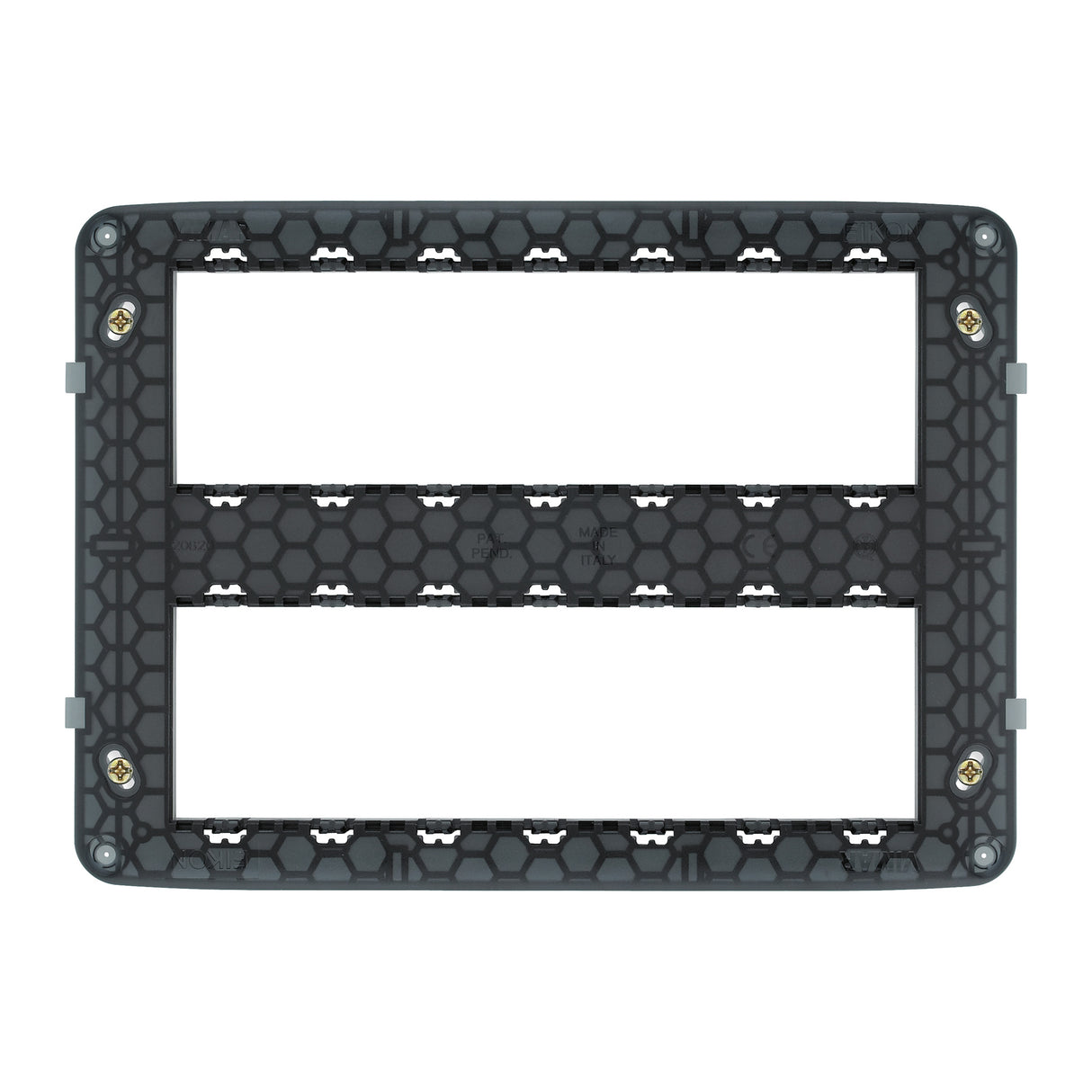 vimar VM-20620 Frame 14M with Screws Black