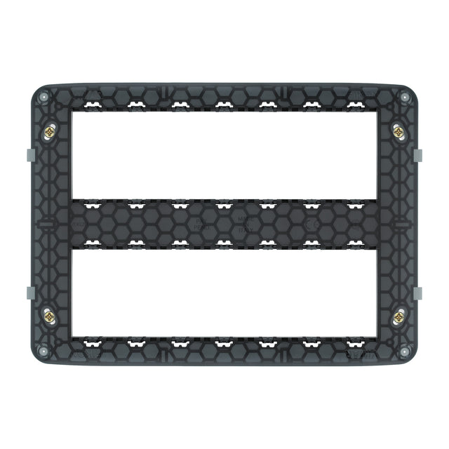 vimar VM-20620 Frame 14M with Screws Black