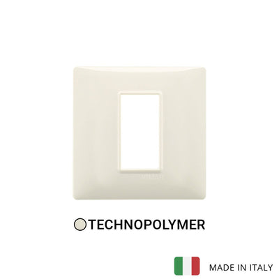 Vimar Plana Plate 1M Technopolymer Beige
