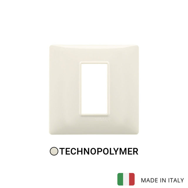 Vimar Plana Plate 1M Technopolymer Beige