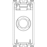 Arke F Type Female Socket Connector Aluminium - PHOTO 2