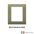 Vimar Arke Classic Plate 8M Technopolymer Matt Green