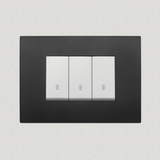 Vimar Arke Plastic 3 Gang switch - Black - 16A - PHOTO 3