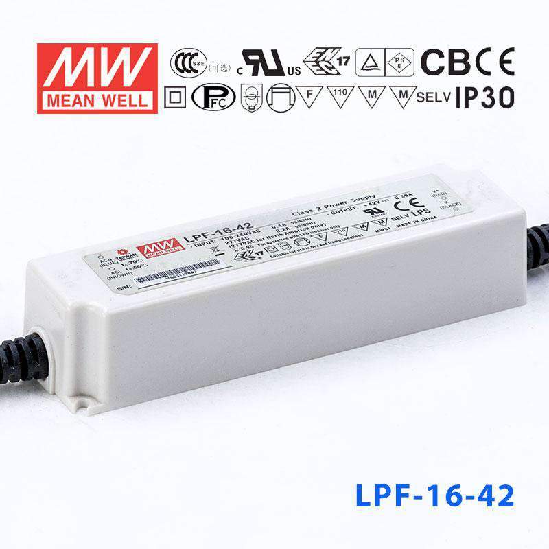 Mean Well LPF-16-42 Power Supply 16W 42V 390mA