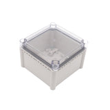 Boxco S-Series 190x190x130mm Plastic Enclosure, IP67, IK08, ABS, Transparent Cover, Screw Type - PHOTO 2