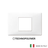 Vimar Plana Plate 2centrM Techn. White