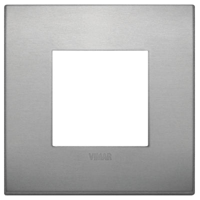 Vimar Arke Classic Plate 2M Aluminium Lava