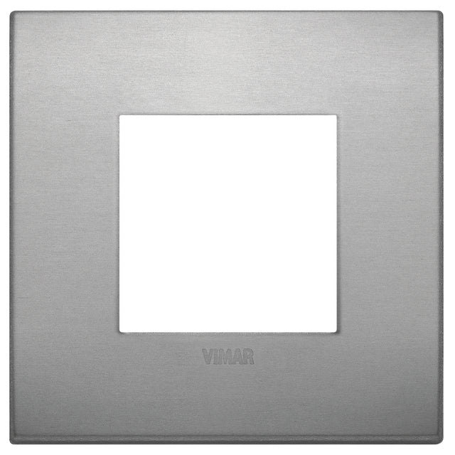 Vimar Arke Classic Plate 2M Aluminium Lava