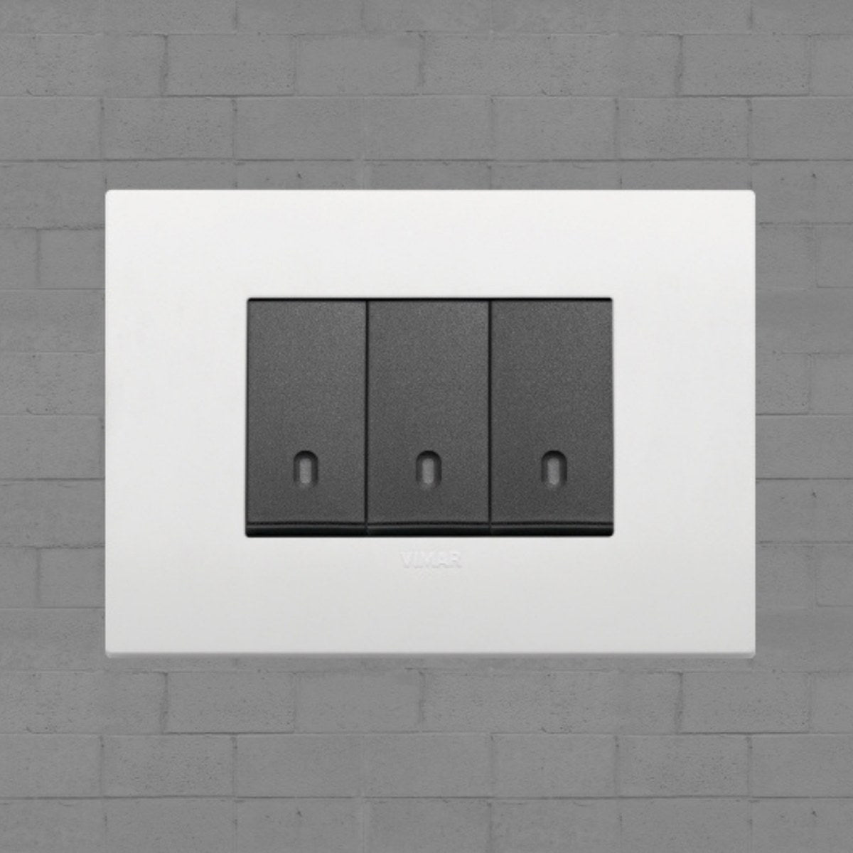 Vimar Arke Plastic 3 Gang switch - White - 16A - PHOTO 13