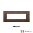 Vimar Eikon Exe Plate 7M Wood American Walnut