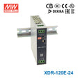 Mean Well XDR-120E-24 Economical Ultra Slim Din Rail Power Supply 120W 24V 5A