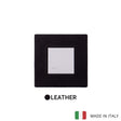 Vimar Eikon Leather 1 Gang Switch - Black Forest - 16A