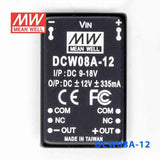 Mean Well DCW08A-12 DC-DC Converter - 8W - 9~18V in ±12V out 335mA - PHOTO 2