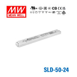 Mean Well SLD-50-24 Linear LED Driver 50.4W 24V 2100mA - Slim