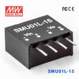Mean Well SMU01L-15 DC-DC Converter - 1W - 4.5~5.5V in 15V out 67mA