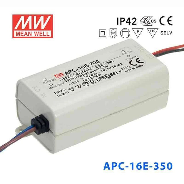 Mean Well APC-16E-350 Power Supply 16W 350mA