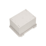 Boxco Q-Series 160x210x130mm Plastic Enclosure, IP67, IK08, ABS, Grey Cover, Hinge Type with Plate - PHOTO 2