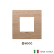 Vimar Eikon Plate 2M Wood Oak - Square
