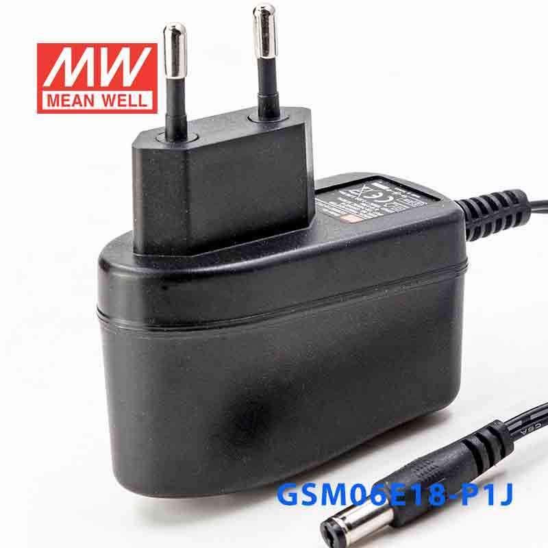 Mean Well GSM06E18-P1J Power Supply 06W 18V 330mA - PHOTO 1