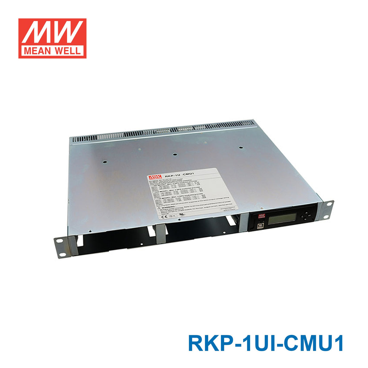 Mean Well RKP-1UI-CMU1 AC-DC 19" Rack System with Power and Control Monitor System