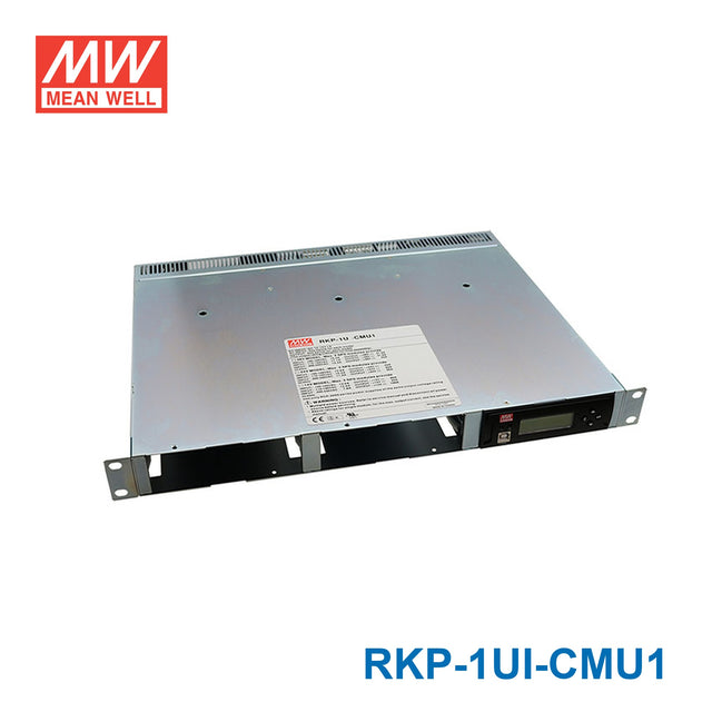 Mean Well RKP-1UI-CMU1 AC-DC 19" Rack System with Power and Control Monitor System
