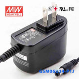 Mean Well GSM06U24-P1J Power Supply 06W 24V